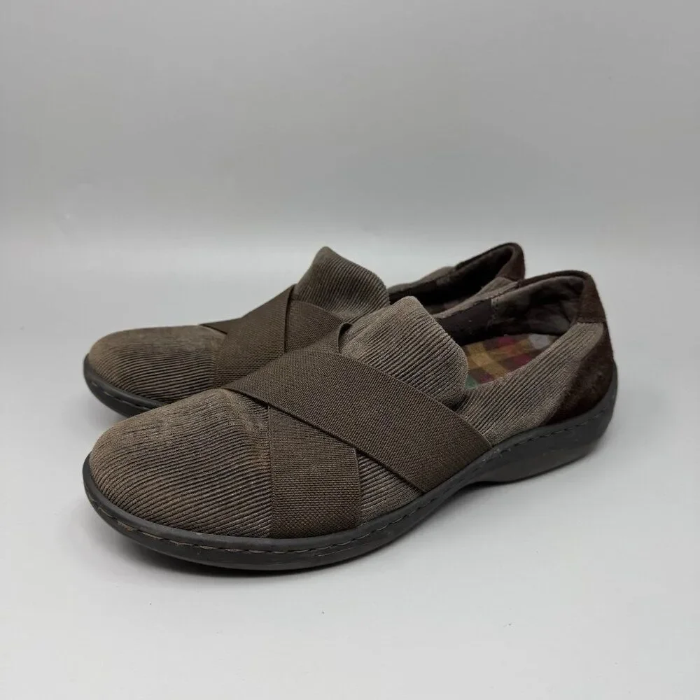 Born Shoes Womens 9 M Banshee Sip On Casual Sneaker Brown  Comfort Flats